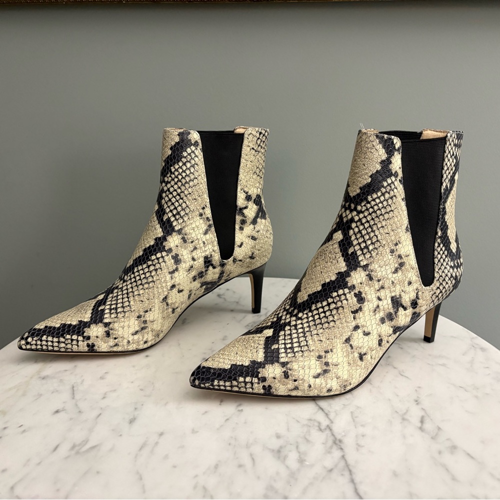 Joie NEW Ralti Python Embossed Leather Pointed To… - image 3